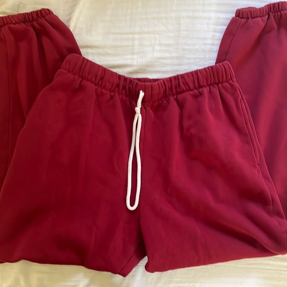 Red Sweatpants